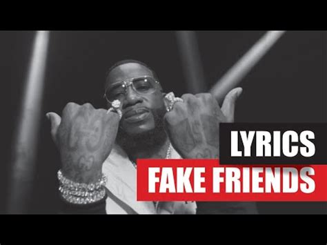 fake friends gucci mane lyrics|gucci mane fake friends.